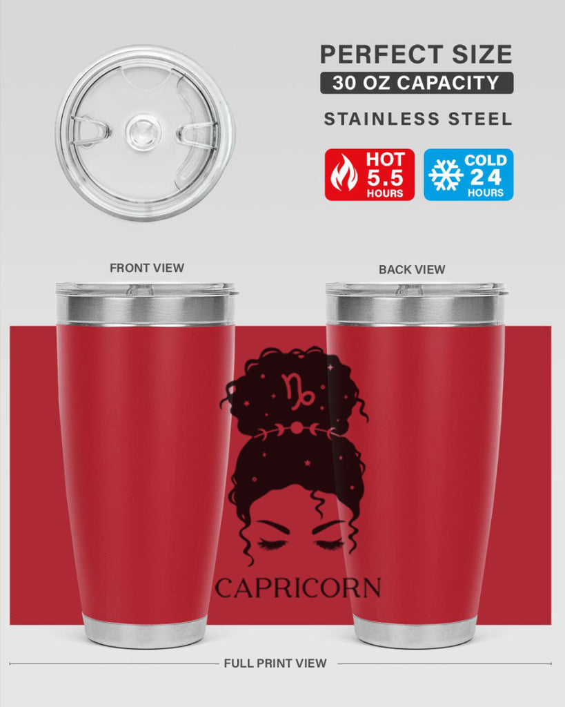 capricorn 204#- zodiac- Tumbler
