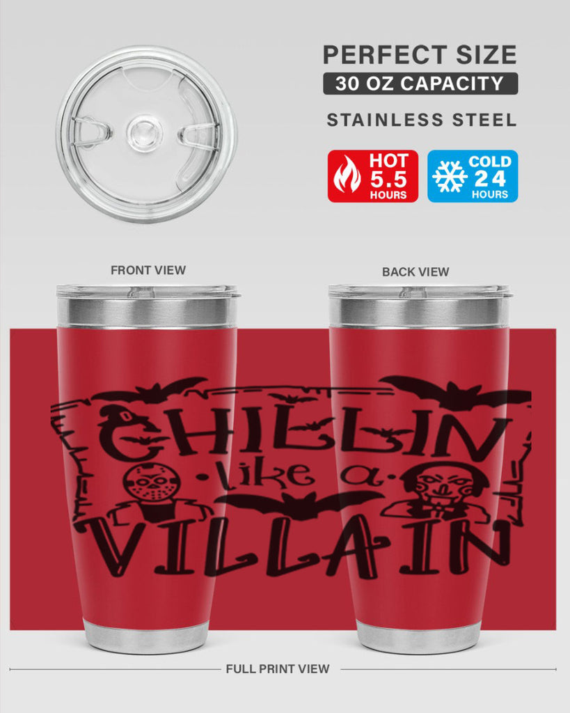 chillin like a villain 82#- halloween- Tumbler