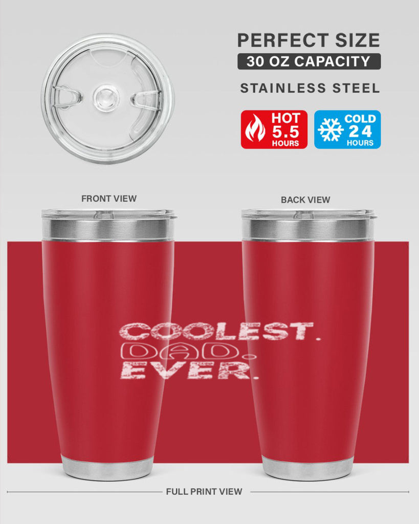 coolest dad ever 38#- dad- Tumbler