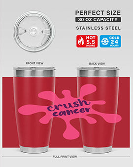 crush cancer Style 18#- breast cancer- Tumbler