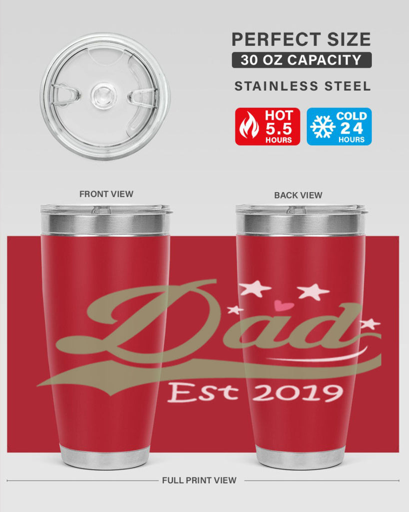 dad est 101#- fathers day- Tumbler