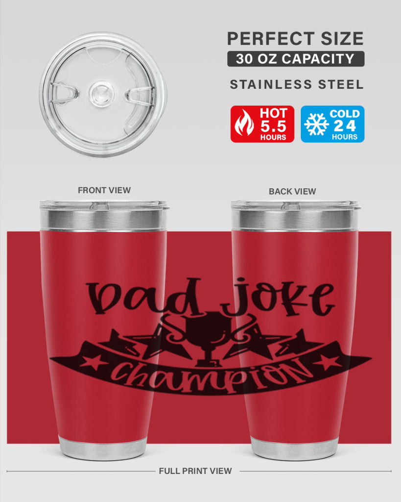 dad joke champion 66#- fathers day- Tumbler