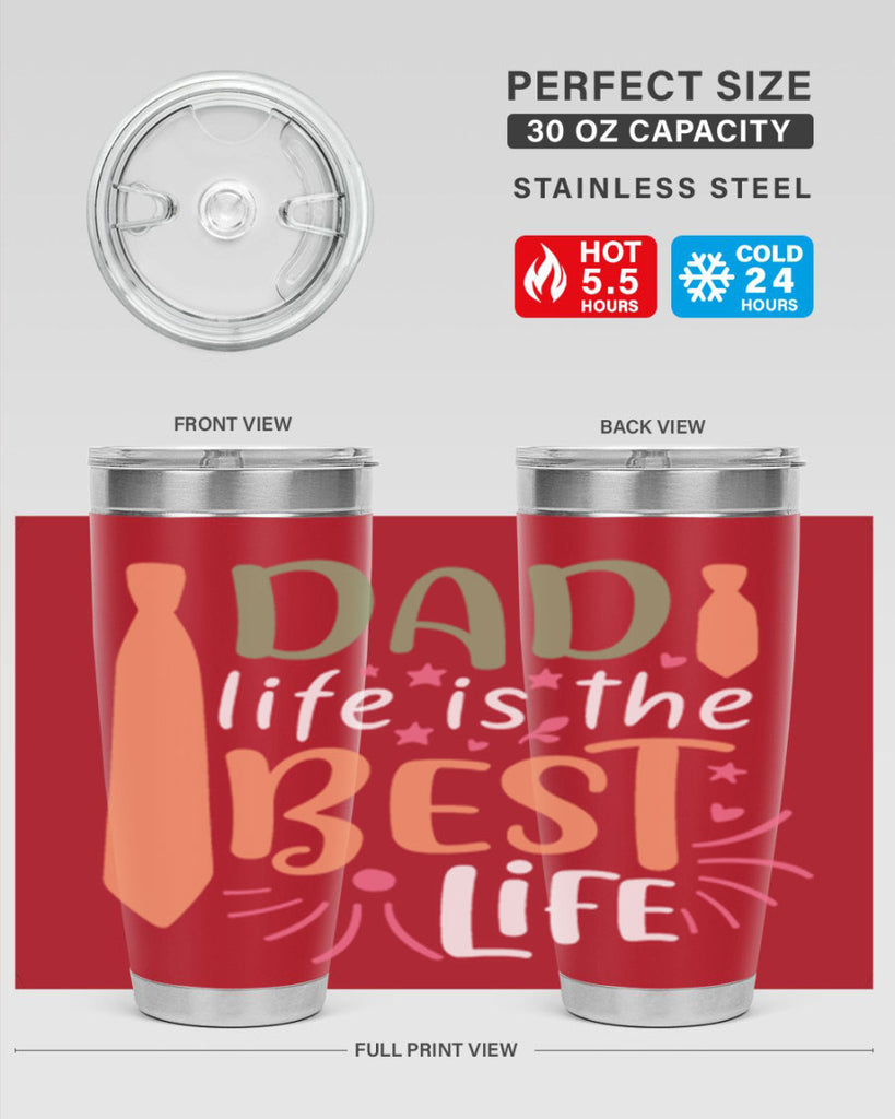 dad life is the best life 105#- fathers day- Tumbler