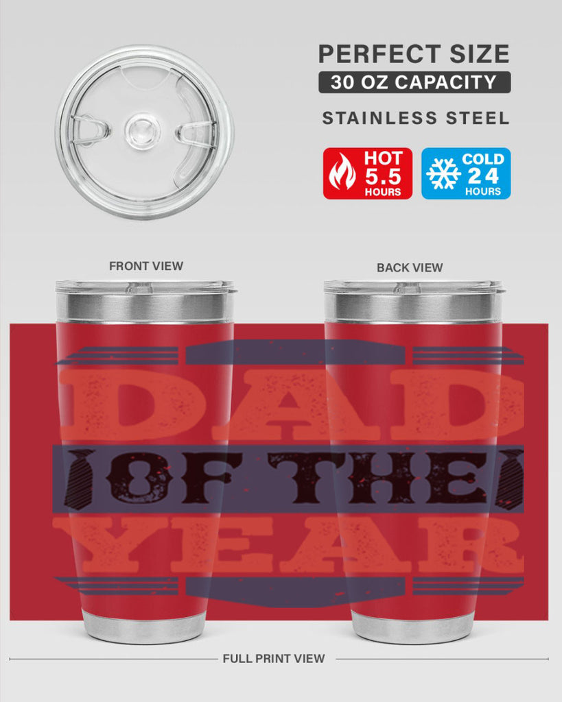 dad of the year 266#- fathers day- Tumbler