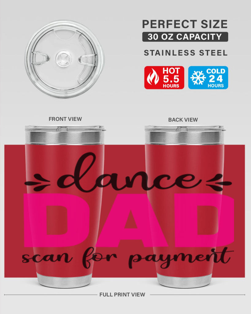 dance dad scan for payment 22#- ballet- Tumbler