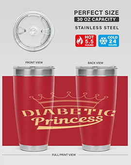 diabetic princess Style 42#- diabetes- Tumbler