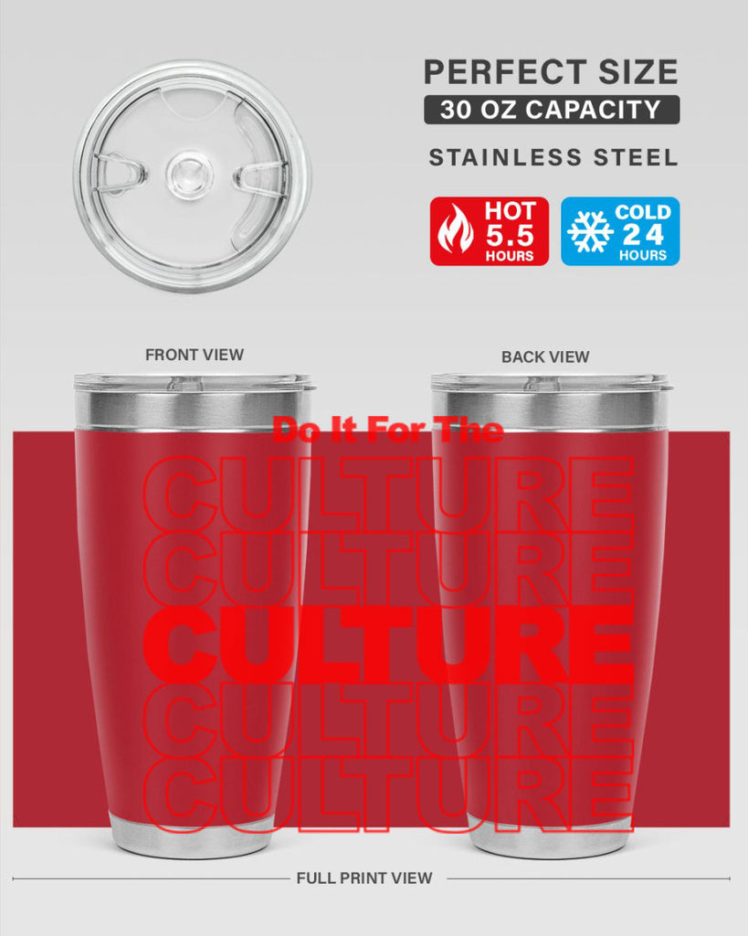 do it for the culture 170#- black words phrases- Cotton Tank