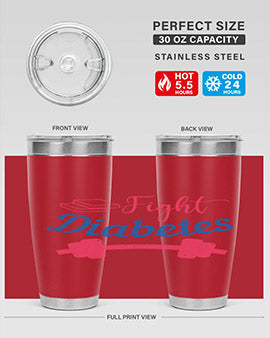 fight diabetes Style 38#- diabetes- Tumbler