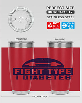 fight type diabetes Style 37#- diabetes- Tumbler
