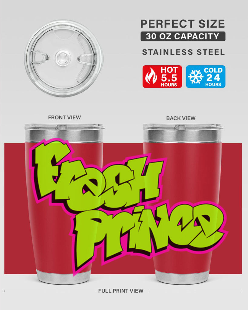 fresh prince 146#- black words phrases- Cotton Tank