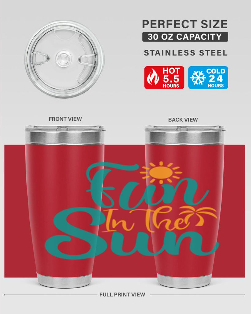 fun in the sun Style 104#- summer- Tumbler