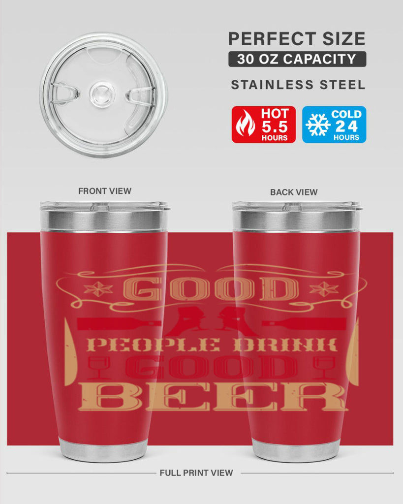 good people drink good beer 54#- drinking- Tumbler