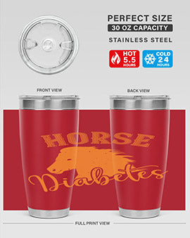 horse diabetes Style 34#- diabetes- Tumbler