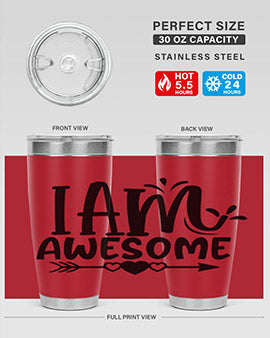 i am awesome Style 19#- autism- Tumbler