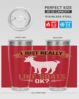 i just really like goats ok Style 3#- goat- Tumbler