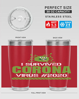 i survived coronavirus Style 33#- corona virus- Tumbler