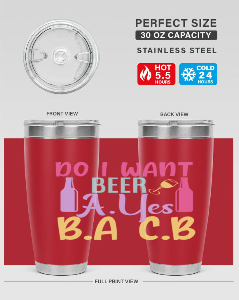 i want beer ayes ba cb 142#- beer- Tumbler