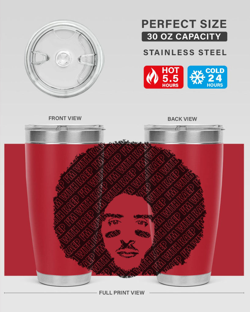imwithkaep 24#- black men - boys- tumbler