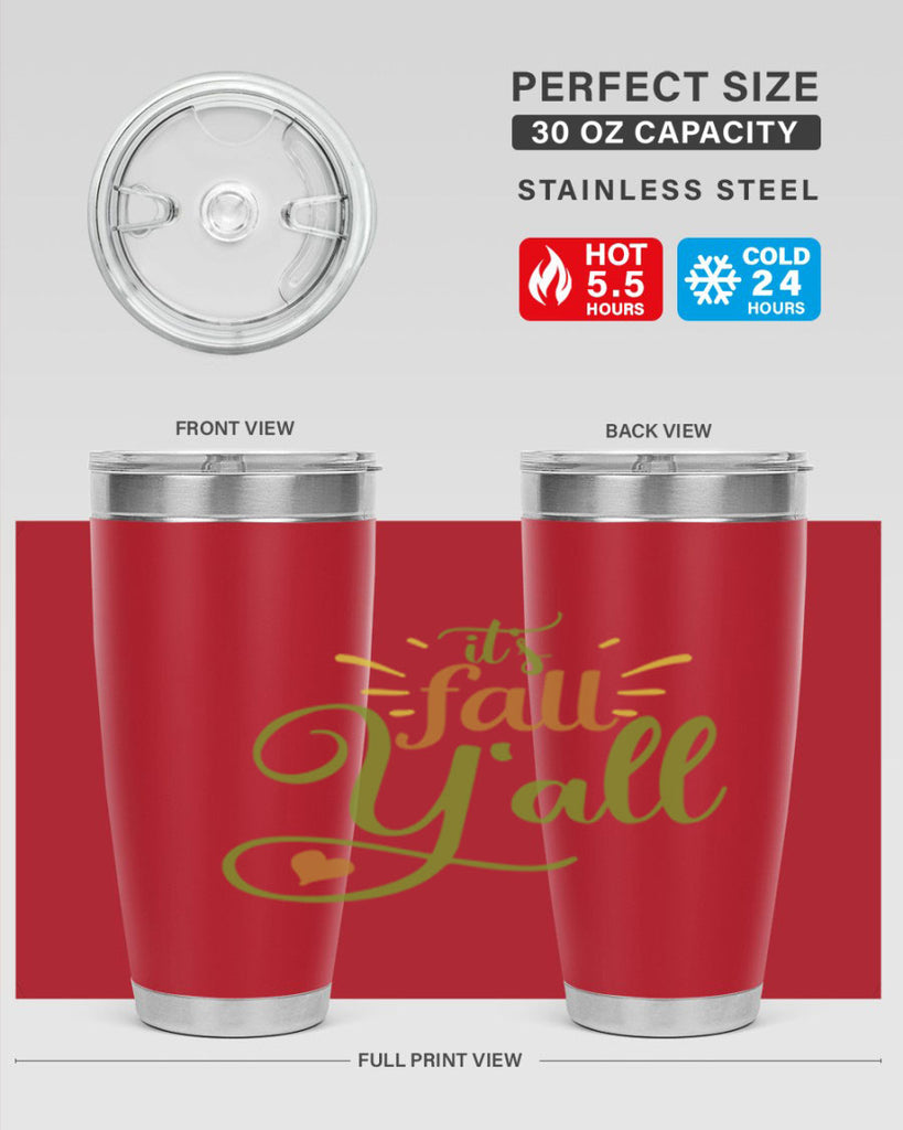 its fall yall 53#- thanksgiving- Tumbler