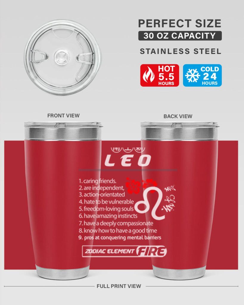 leo 307#- zodiac- Tumbler