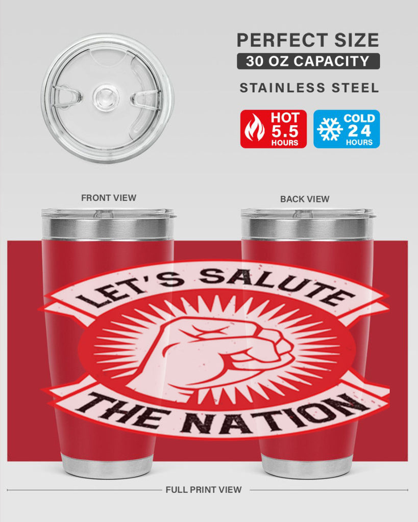 lets selut the nation Style 126#- Fourt Of July- Tumbler