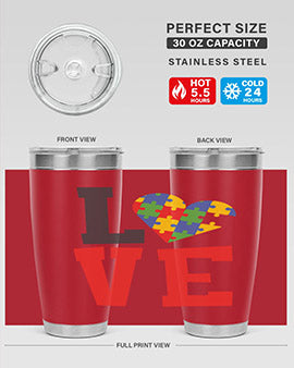 love Style 29#- autism- Tumbler