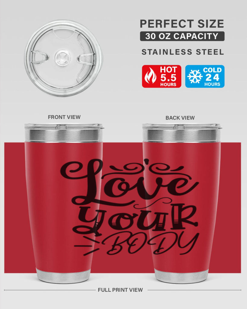 love your body 30#- gym- Tumbler
