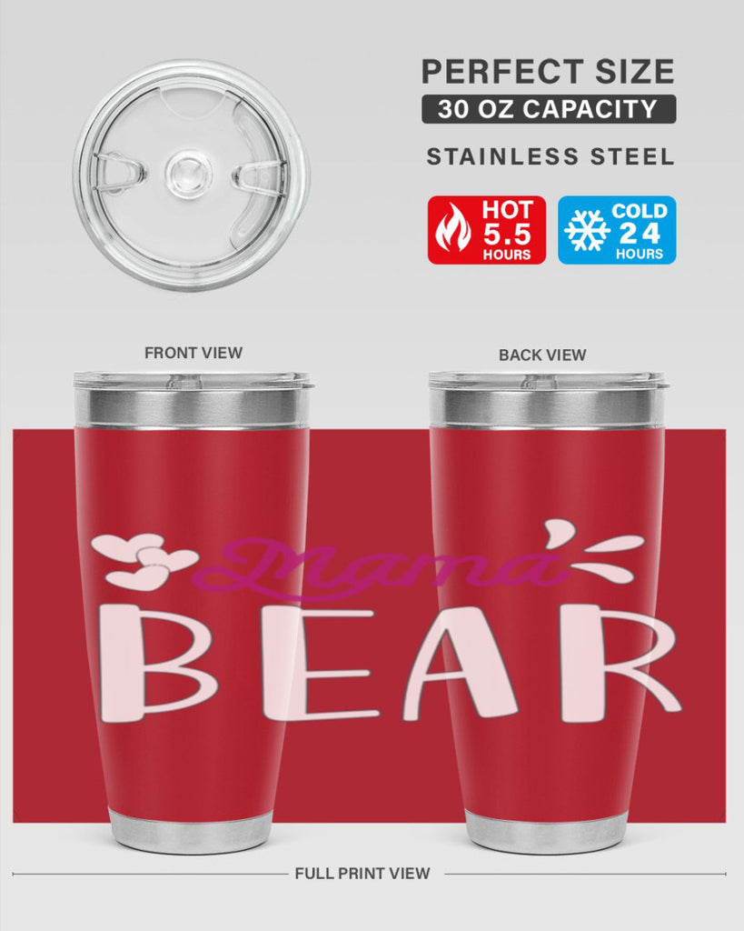 mama bear 132#- mom- Tumbler