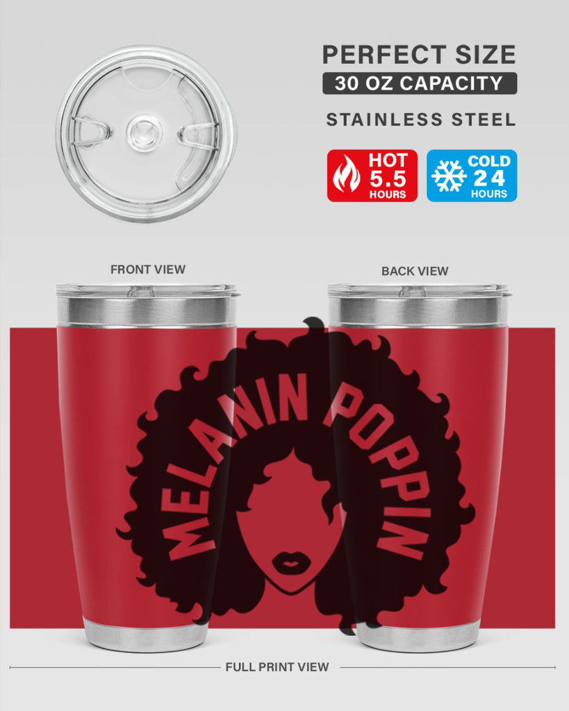 melanin poppin 85#- black words phrases- Cotton Tank