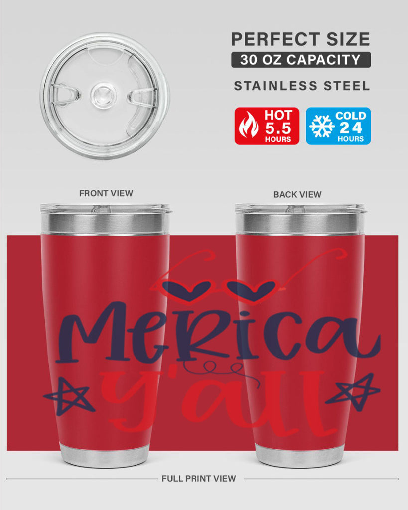 merica y all Style 82#- Fourt Of July- Tumbler