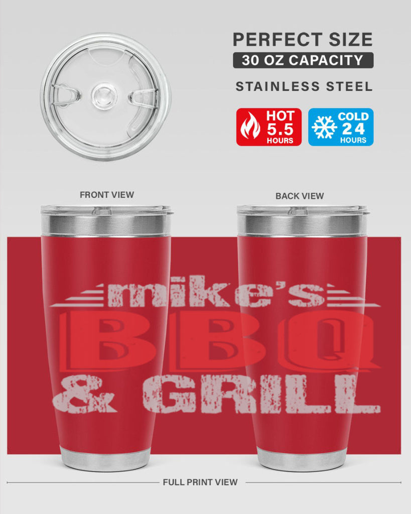 mikes bbq and grill 23#- bbq- Tumbler
