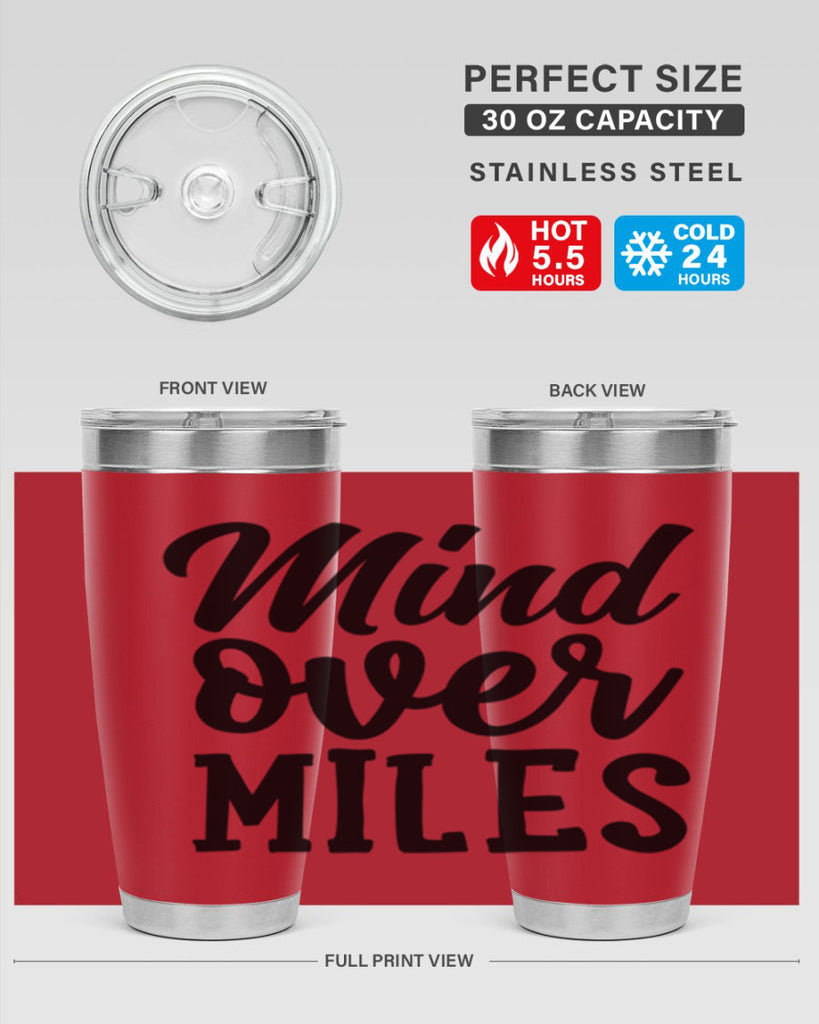 mind over miles 28#- gym- Tumbler