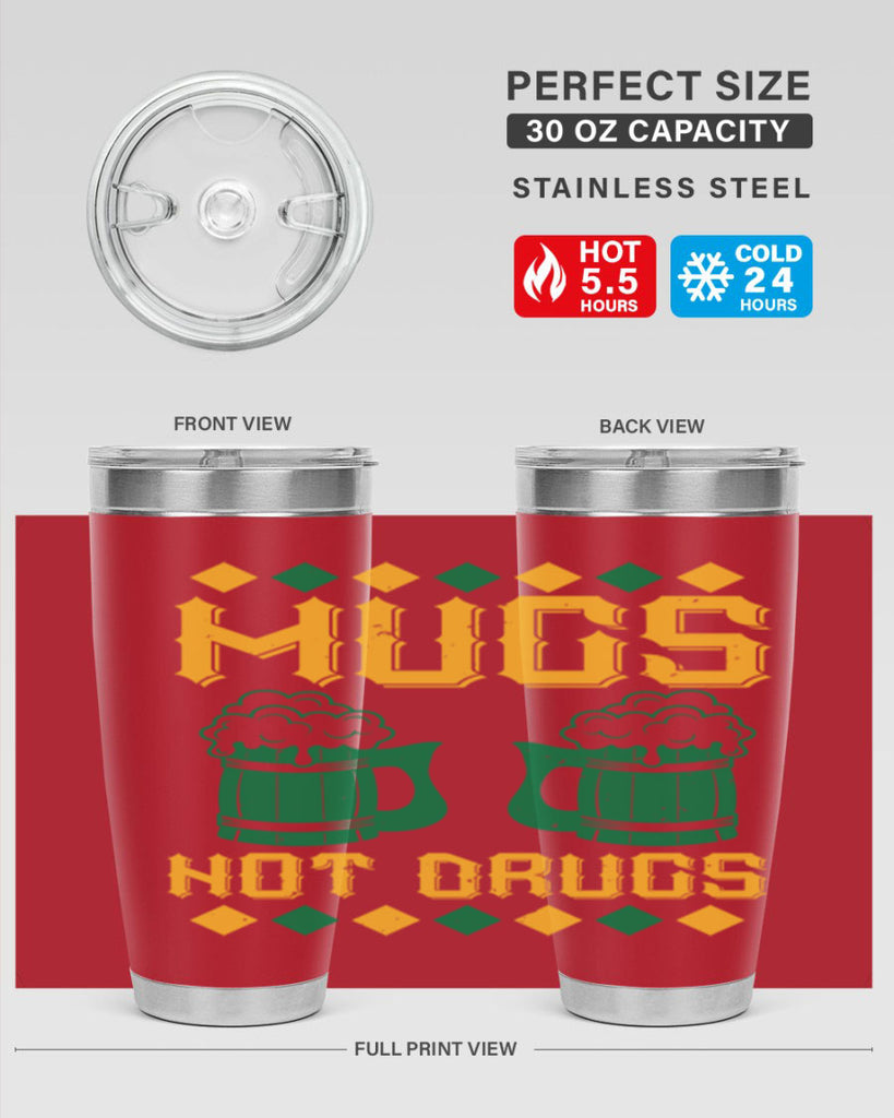 mugs not drugs 59#- beer- Tumbler