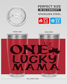 one lucky mama Style 34#- autism- Tumbler