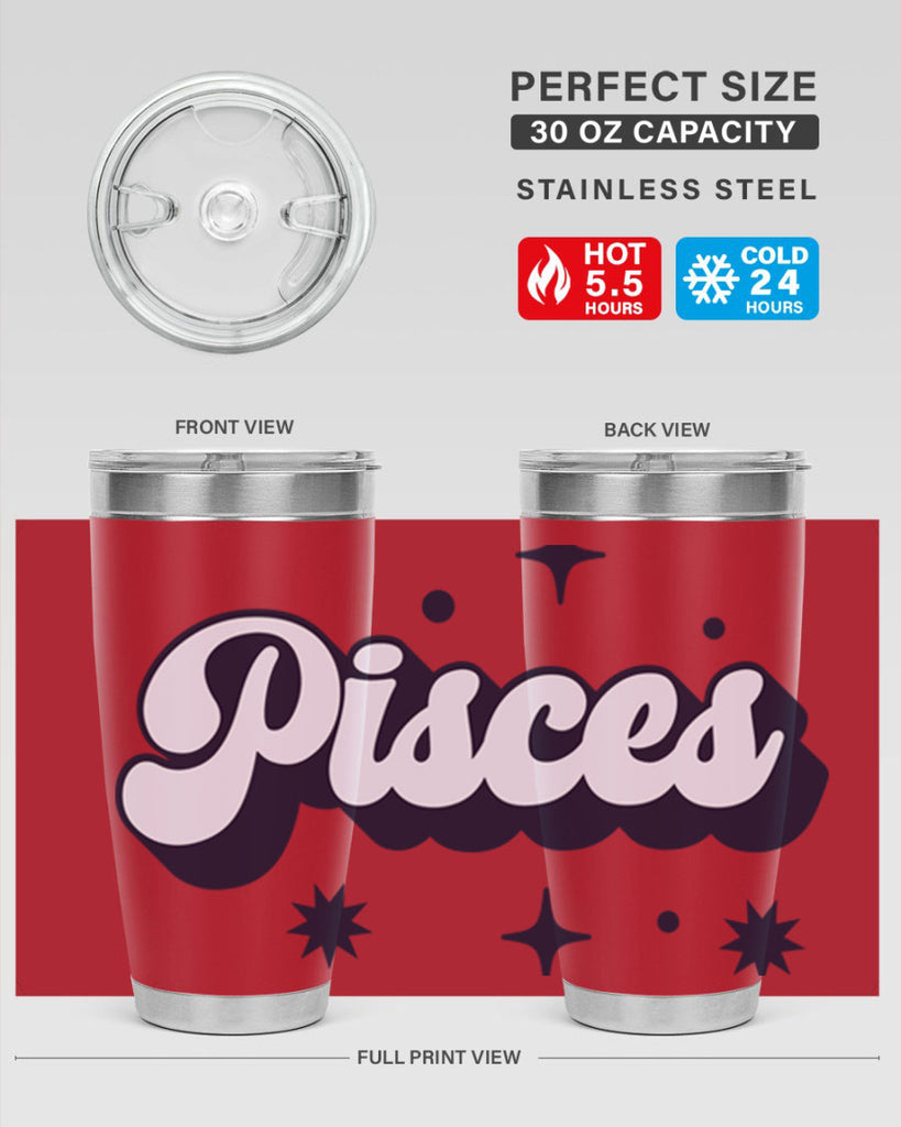 pisces 354#- zodiac- Tumbler