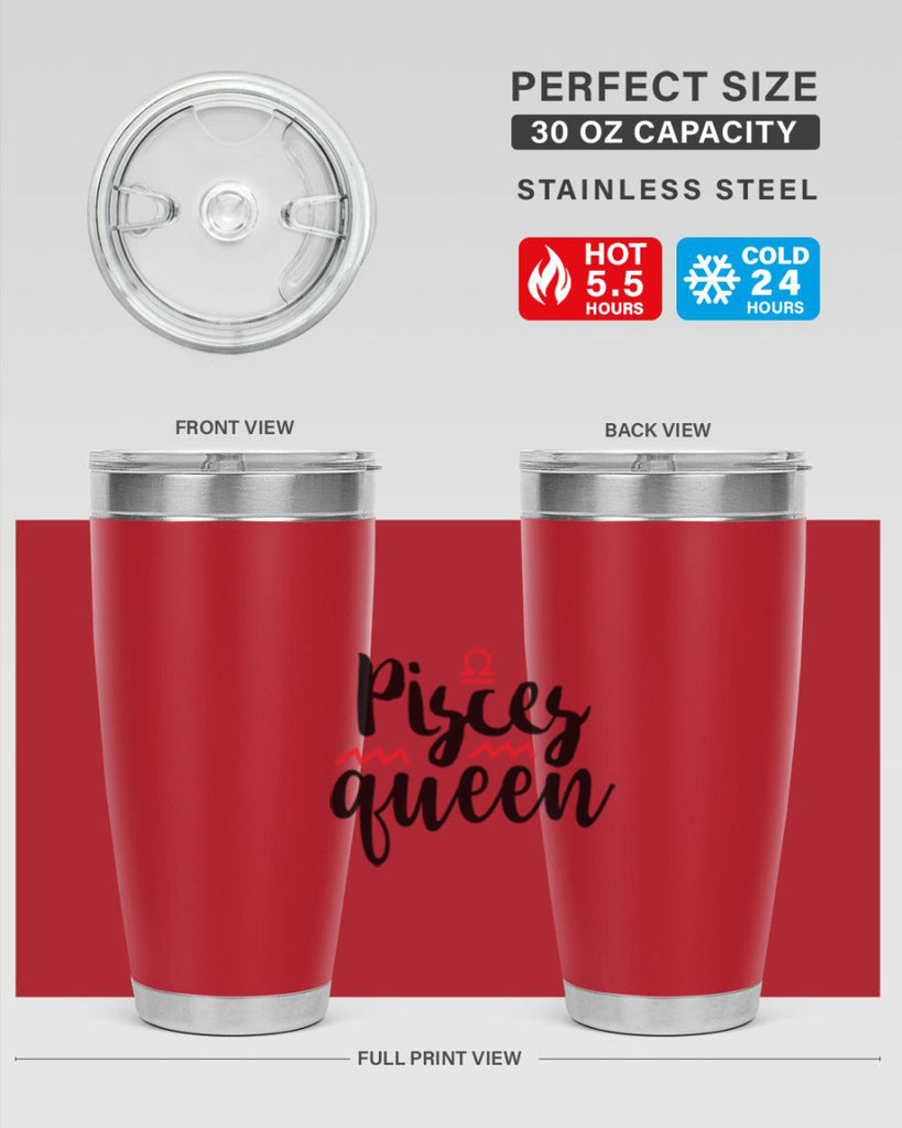 pisces queen 368#- zodiac- Tumbler
