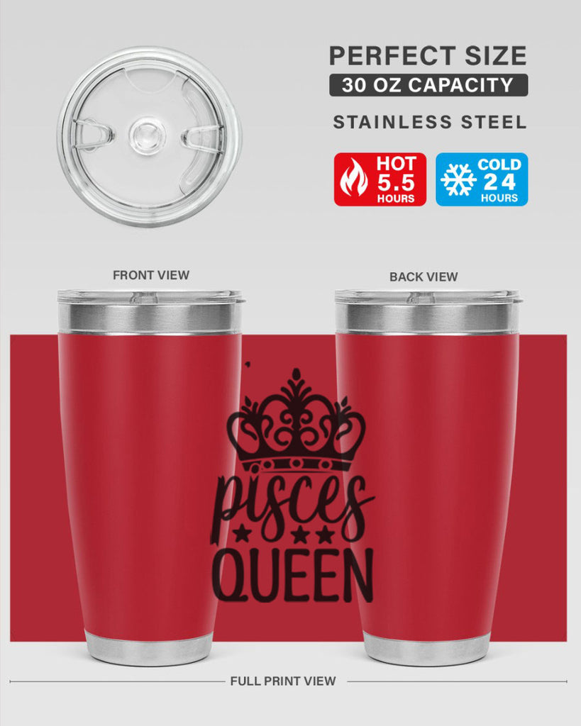 pisces queen 376#- zodiac- Tumbler