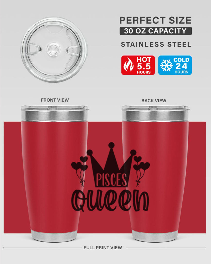 pisces queen 377#- zodiac- Tumbler
