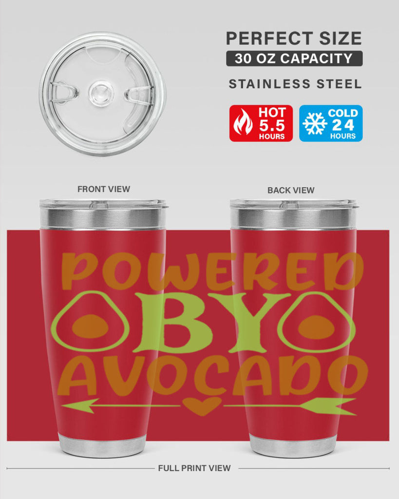 powered by avocado 3#- avocado- Tumbler