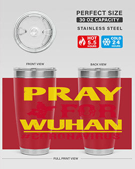 pray for wuhan coronavirus Style 27#- corona virus- Tumbler