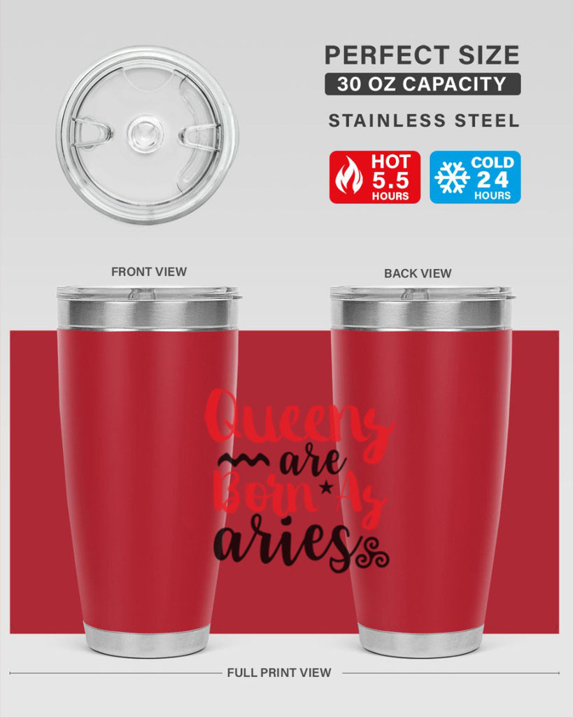 queens Are Born As Aries 384#- zodiac- Tumbler