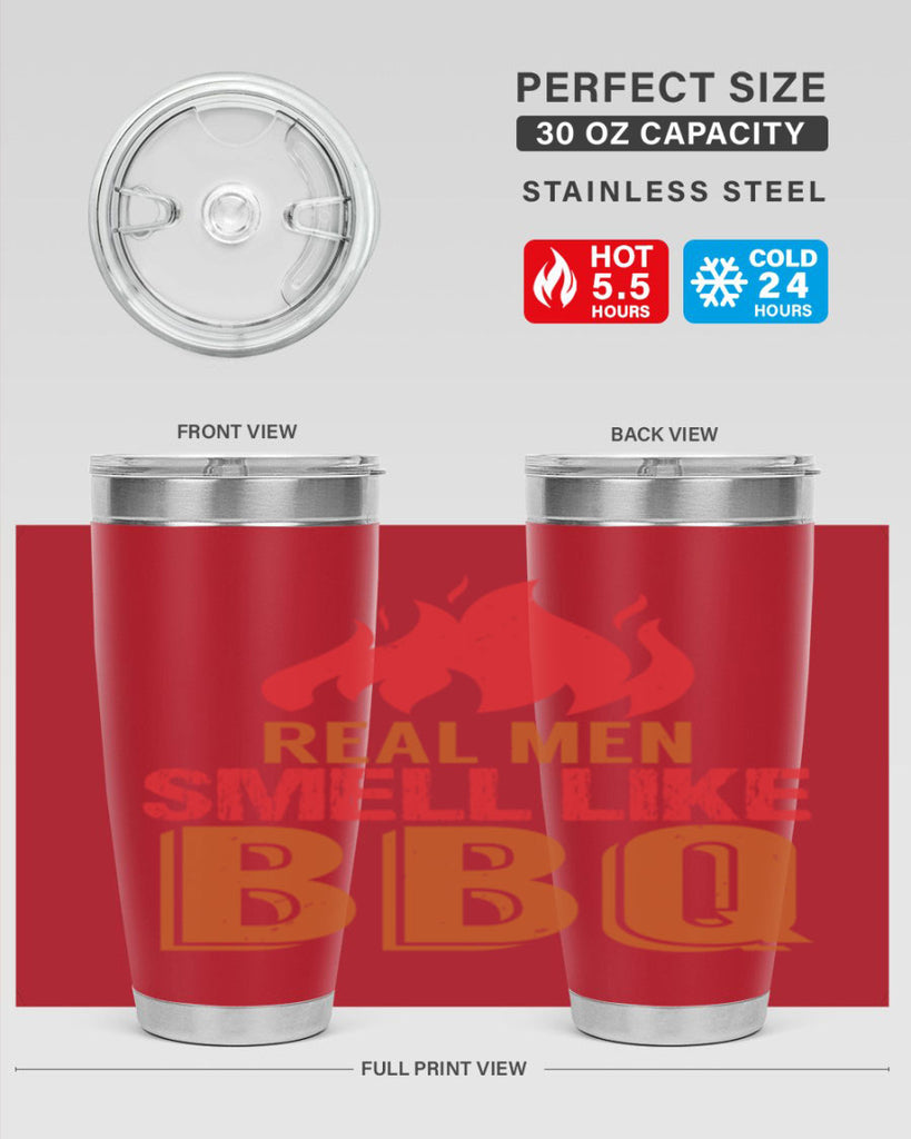 real men smell like bbq 16#- bbq- Tumbler