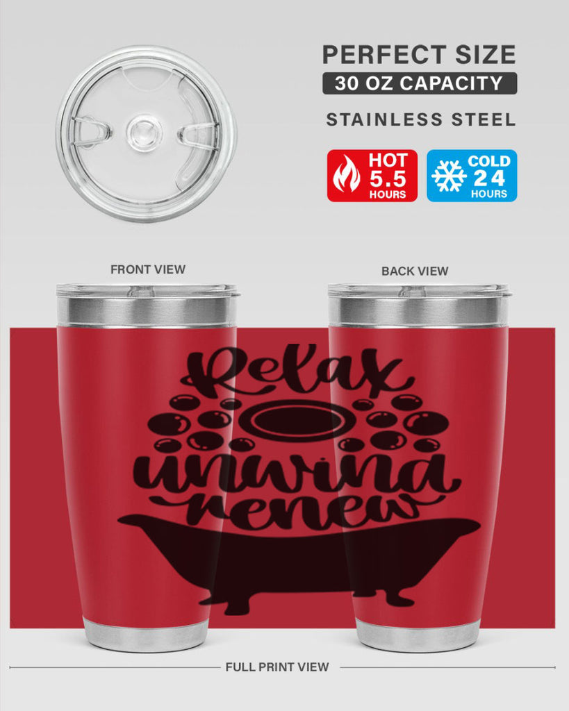 relax unwind renew 19#- bathroom- Tumbler