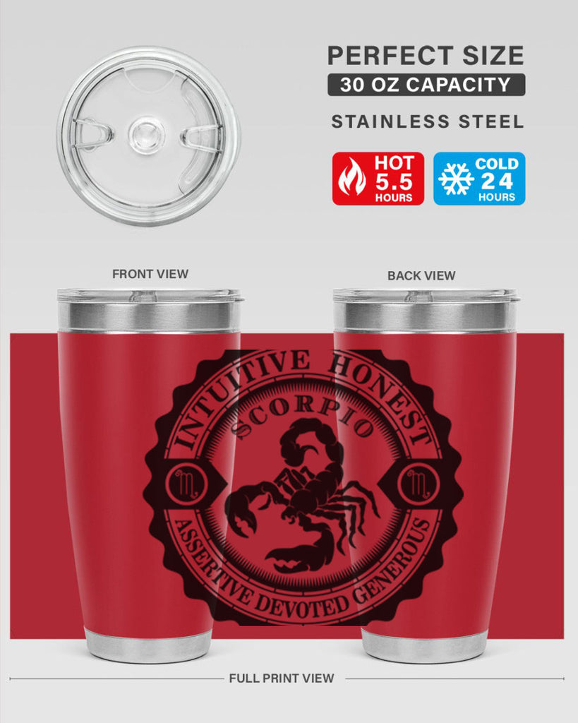 scorpio 31#- zodiac- Tumbler