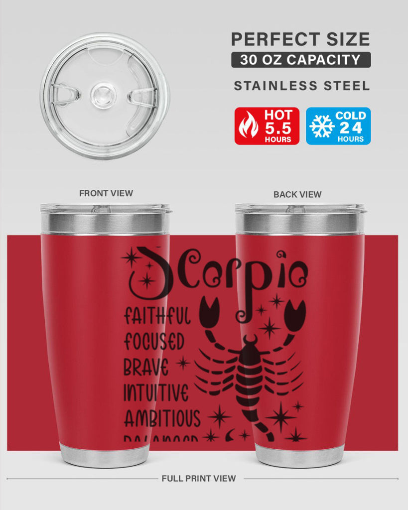 scorpio 431#- zodiac- Tumbler