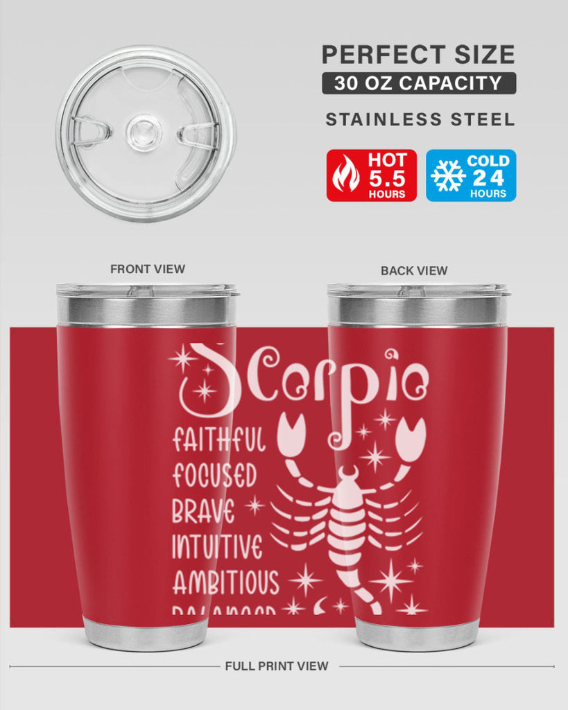 scorpio 435#- zodiac- Tumbler