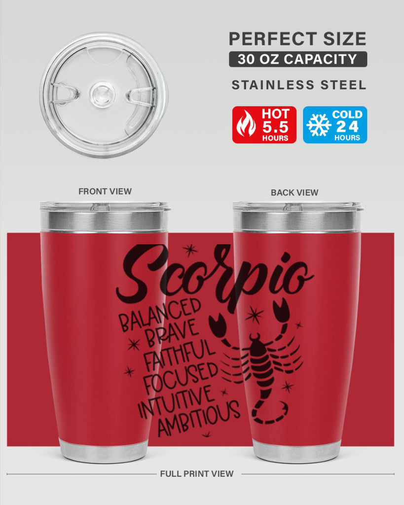 scorpio 436#- zodiac- Tumbler