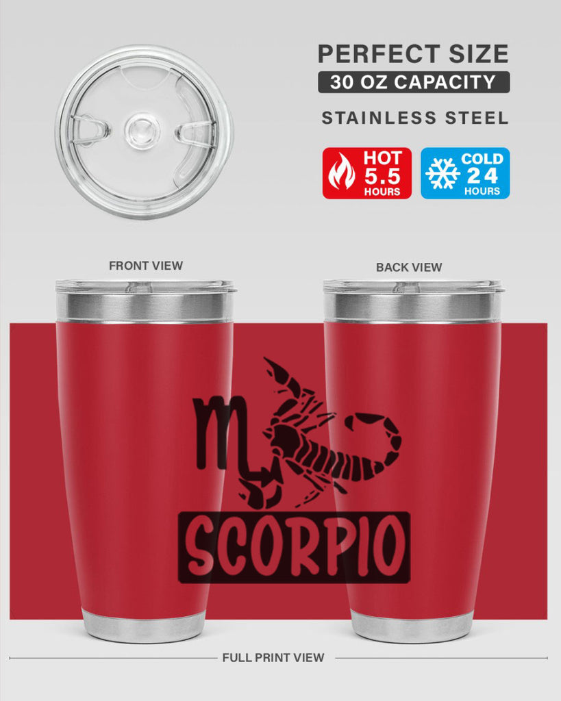 scorpio 440#- zodiac- Tumbler
