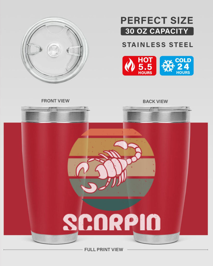 scorpio 451#- zodiac- Tumbler