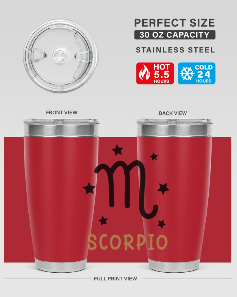 scorpio 455#- zodiac- Tumbler